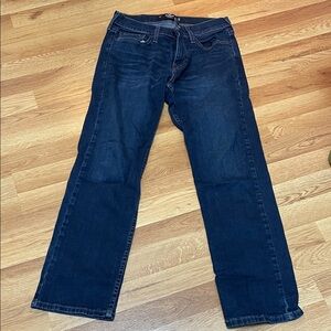 Hollister Dark Blue Men's Straight Jeans